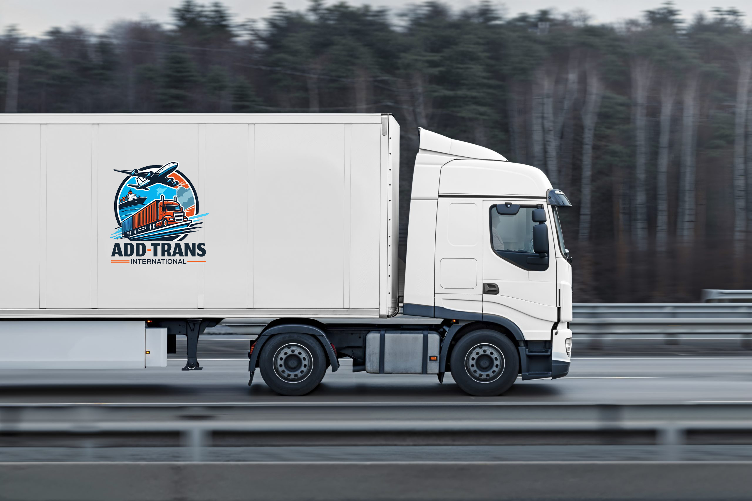 blank cargo truck road scaled copy2